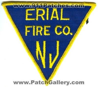 Erial Fire Company (New Jersey)
Scan By: PatchGallery.com
Keywords: co. nj