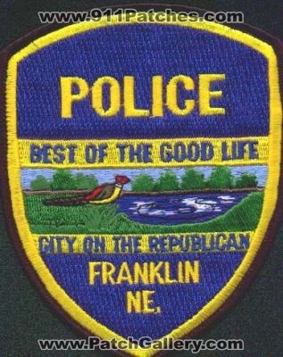 Franklin Police
Thanks to EmblemAndPatchSales.com for this scan.
Keywords: nebraska