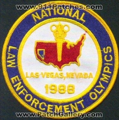 Las Vegas National Law Enforcement Olympics
Thanks to EmblemAndPatchSales.com for this scan.
Keywords: nevada police sheriff