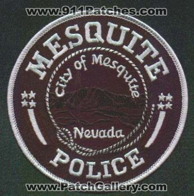 Mesquite Police
Thanks to EmblemAndPatchSales.com for this scan.
Keywords: nevada city of