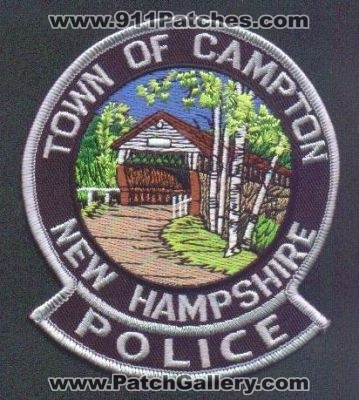 Campton Police
Thanks to EmblemAndPatchSales.com for this scan.
Keywords: new hampshire town of