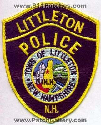 Littleton Police
Thanks to EmblemAndPatchSales.com for this scan.
Keywords: new hampshire town of