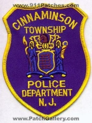 Cinnaminson Township Police Department
Thanks to EmblemAndPatchSales.com for this scan.
Keywords: new jersey