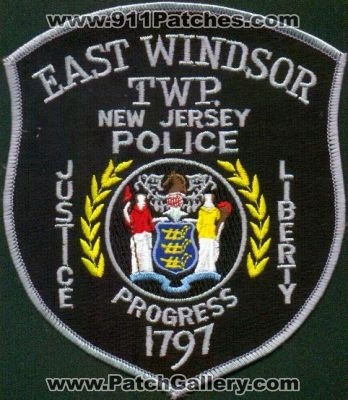 East Windsor Twp Police
Thanks to EmblemAndPatchSales.com for this scan.
Keywords: new jersey township