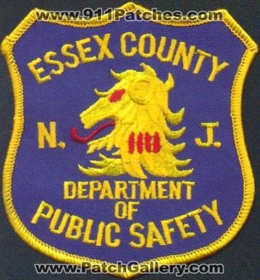 Essex County Department of Public Safety
Thanks to EmblemAndPatchSales.com for this scan.
Keywords: new jersey