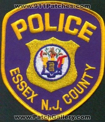 Essex County Police
Thanks to EmblemAndPatchSales.com for this scan.
Keywords: new jersey