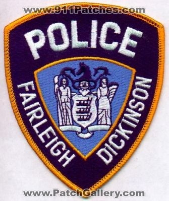 Fairleigh Dickinson Police
Thanks to EmblemAndPatchSales.com for this scan.
Keywords: new jersey