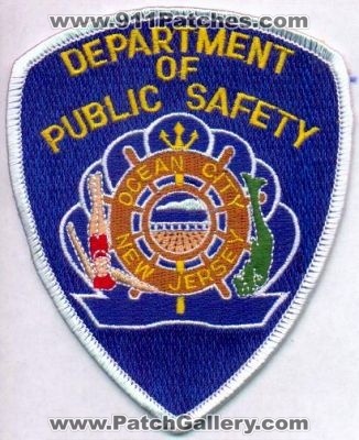 Ocean City Department of Public Safety
Thanks to EmblemAndPatchSales.com for this scan.
Keywords: new jersey dps