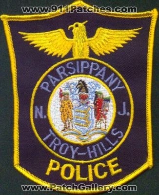 Parsippany Troy Hills Police
Thanks to EmblemAndPatchSales.com for this scan.
Keywords: new jersey