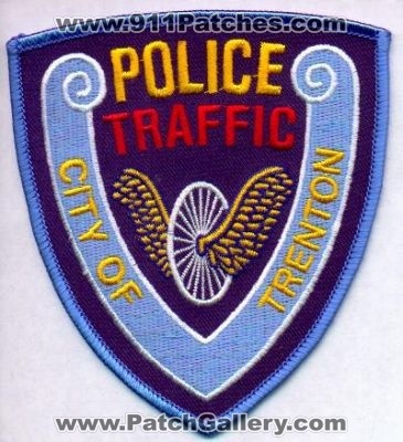 Trenton Police Traffic
Thanks to EmblemAndPatchSales.com for this scan.
Keywords: new jersey city of