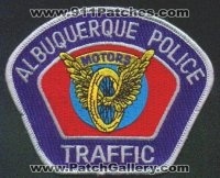 Albuquerque Police Traffic Motors
Thanks to EmblemAndPatchSales.com for this scan.
Keywords: new mexico