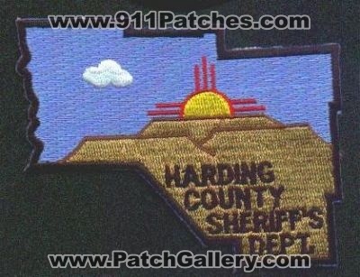 Harding County Sheriff's Dept
Thanks to EmblemAndPatchSales.com for this scan.
Keywords: new mexico sheriffs department
