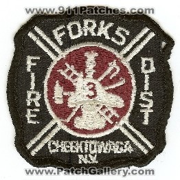 Forks Fire Dist
Thanks to PaulsFirePatches.com for this scan.
Keywords: new york district cheektowaga