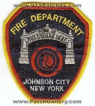 Johnson City Fire Department
Thanks to PaulsFirePatches.com for this scan.
Keywords: new york