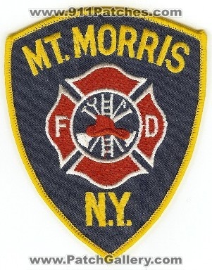 Mount Morris FD
Thanks to PaulsFirePatches.com for this scan.
Keywords: new york fire department mt