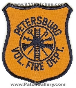 Petersburg Vol Fire Dept
Thanks to PaulsFirePatches.com for this scan.
Keywords: new york volunteer department