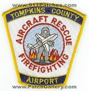 Tompkins County Airport Aircraft Rescue Firefighting
Thanks to PaulsFirePatches.com for this scan.
Keywords: new york cfr arff crash