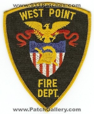 West Point Fire Dept
Thanks to PaulsFirePatches.com for this scan.
Keywords: new york department