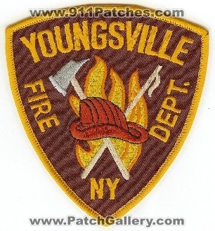 Youngsville Fire Dept
Thanks to PaulsFirePatches.com for this scan.
Keywords: new york department