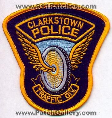 Clarkstown Police Traffic Division
Thanks to EmblemAndPatchSales.com for this scan.
Keywords: new york