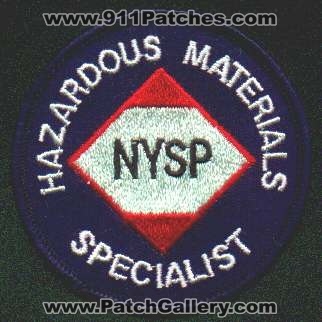 New York State Police Hazardous Materials Specialist
Thanks to EmblemAndPatchSales.com for this scan.
Keywords: nysp haz mat hazmat