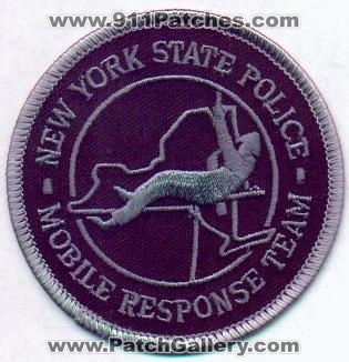 New York State Police Mobile Response Team
Thanks to EmblemAndPatchSales.com for this scan.
Keywords: nysp