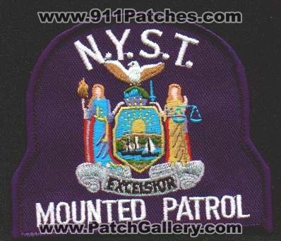 New York State Police Mounted Patrol
Thanks to EmblemAndPatchSales.com for this scan.
Keywords: nysp n.y.s.t. nyst