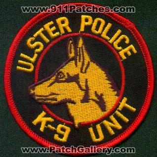Ulster Police K-9 Unit
Thanks to EmblemAndPatchSales.com for this scan.
Keywords: new york k9