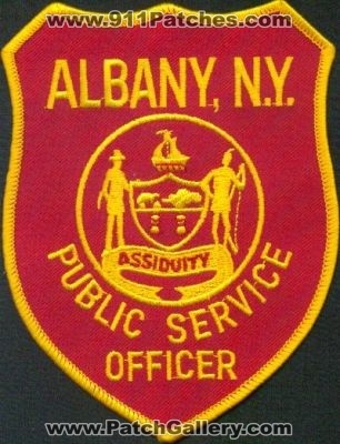 Albany Police Public Service Officer
Thanks to EmblemAndPatchSales.com for this scan.
Keywords: new york