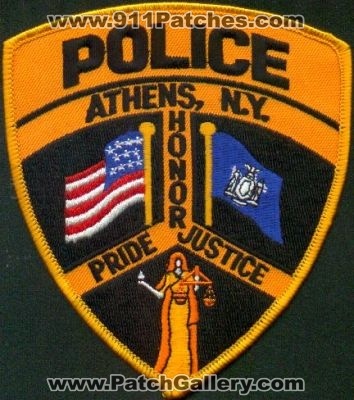 Athens Police
Thanks to EmblemAndPatchSales.com for this scan.
Keywords: new york