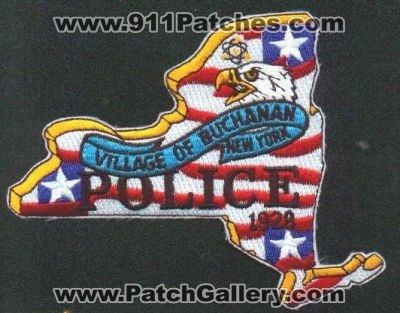 Buchanan Police
Thanks to EmblemAndPatchSales.com for this scan.
Keywords: new york village of