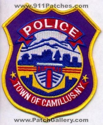 Camillus Police
Thanks to EmblemAndPatchSales.com for this scan.
Keywords: new york town of