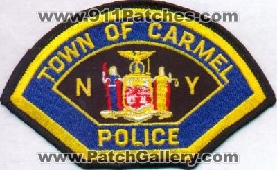 Carmel Police
Thanks to EmblemAndPatchSales.com for this scan.
Keywords: new york town of