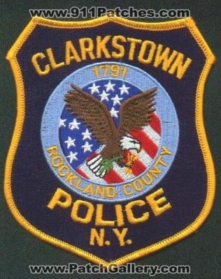 Clarkstown Police
Thanks to EmblemAndPatchSales.com for this scan.
Keywords: new york rockland county