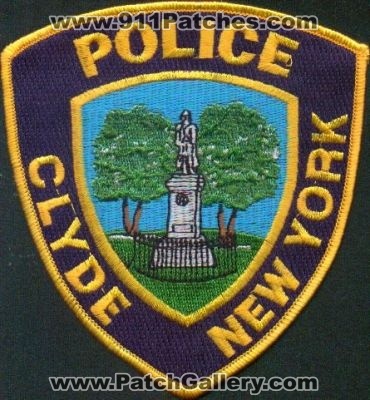 Clyde Police
Thanks to EmblemAndPatchSales.com for this scan.
Keywords: new york