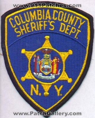 Columbia County Sheriff's Dept
Thanks to EmblemAndPatchSales.com for this scan.
Keywords: new york sheriffs department