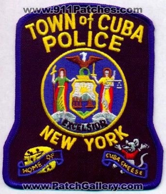 Cuba Police
Thanks to EmblemAndPatchSales.com for this scan.
Keywords: new york town of