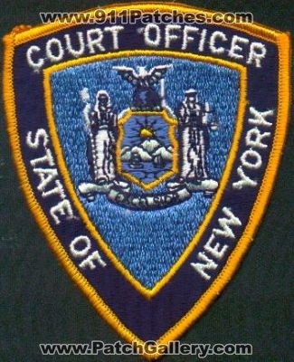 New York Court Officer
Thanks to EmblemAndPatchSales.com for this scan.
Keywords: state of