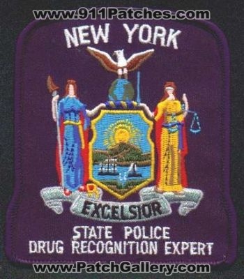 New York State Police Drug Recognition Expert
Thanks to EmblemAndPatchSales.com for this scan.
Keywords: nysp