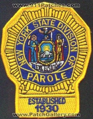 New York State Police Division of Parole
Thanks to EmblemAndPatchSales.com for this scan.
Keywords: nysp