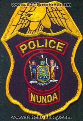 Nunda Police
Thanks to EmblemAndPatchSales.com for this scan.
Keywords: new york