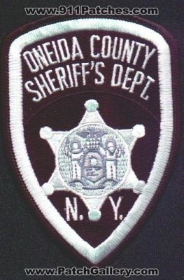 Oneida County Sheriff's Dept
Thanks to EmblemAndPatchSales.com for this scan.
Keywords: new york sheriffs department