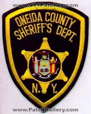 Oneida County Sheriff's Dept
Thanks to EmblemAndPatchSales.com for this scan.
Keywords: new york sheriffs department