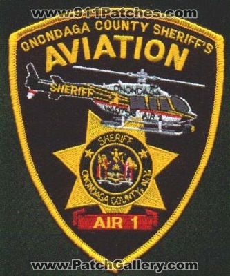 Onondago County Sheriff Aviation Air 1
Thanks to EmblemAndPatchSales.com for this scan.
Keywords: new york helicopter
