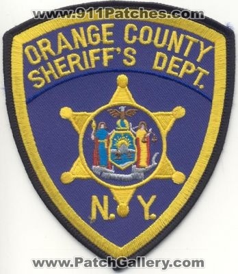 Orange County Sheriff's Dept
Thanks to EmblemAndPatchSales.com for this scan.
Keywords: new york sheriffs department