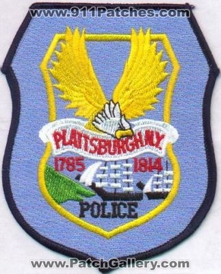 Plattsburgh Police
Thanks to EmblemAndPatchSales.com for this scan.
Keywords: new york