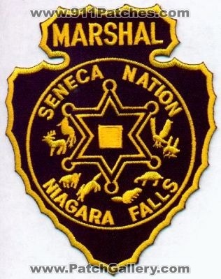 Seneca Nation Marshal
Thanks to EmblemAndPatchSales.com for this scan.
Keywords: new york niagra falls