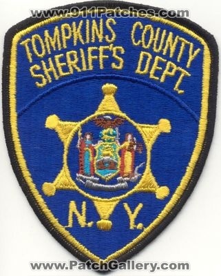 Tompkins County Sheriff's Dept
Thanks to EmblemAndPatchSales.com for this scan.
Keywords: new york sheriffs department