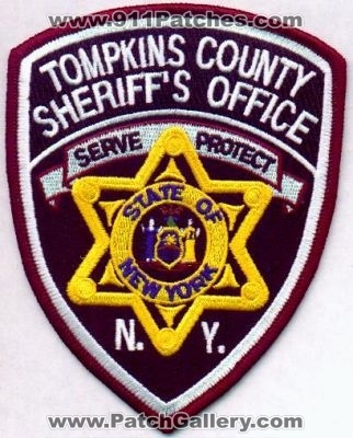 Tompkins County Sheriff's Office
Thanks to EmblemAndPatchSales.com for this scan.
Keywords: new york sheriffs