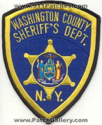 Washington County Sheriff's Dept
Thanks to EmblemAndPatchSales.com for this scan.
Keywords: new york sheriffs department